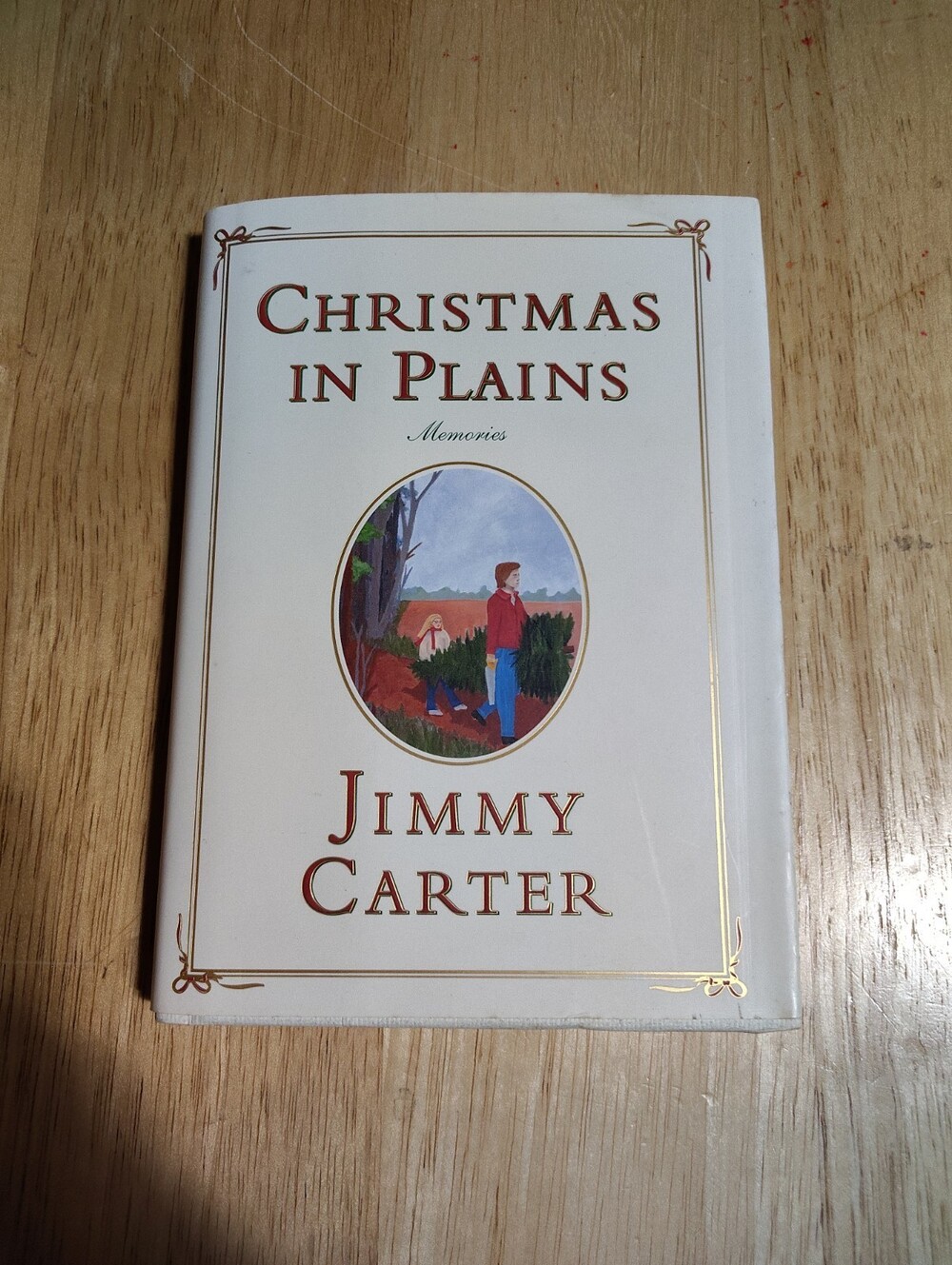 Jimmy Carter Christmas in Plains HC Simon & Schuster DJ Illus Amy Carter